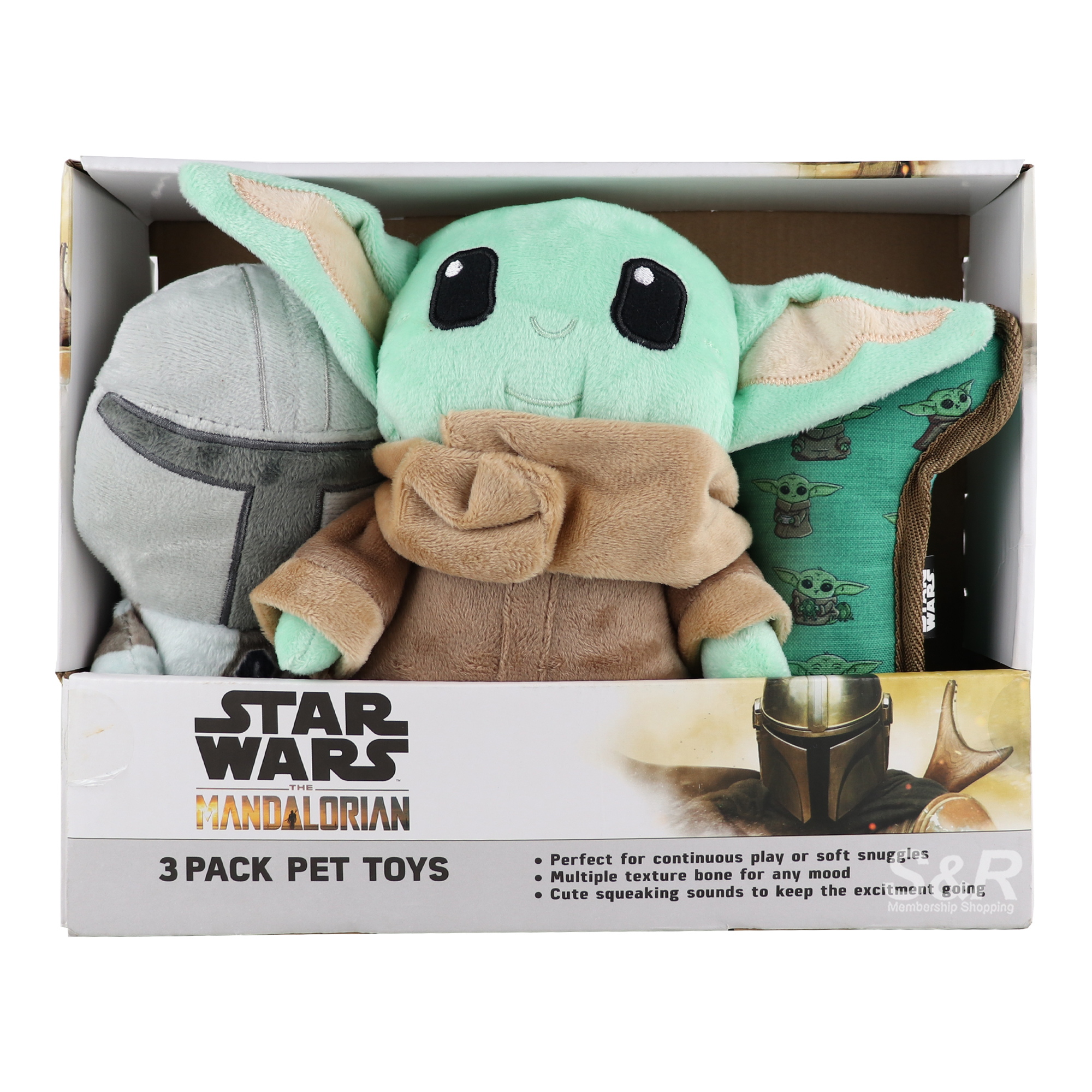 Star Wars Mandalorian 3 Pack Pet Toys Star Wars Mandalorian 3 Pack Pet Toys